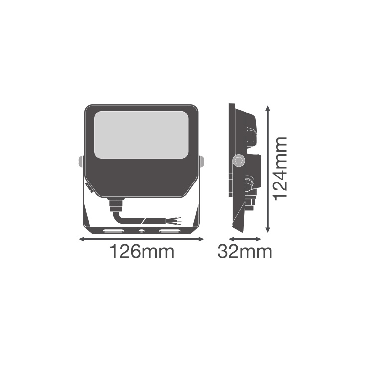 LEDVANCE LED reflektor sa podesivom snagom 9/18W crni slika 3