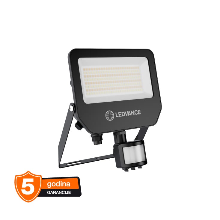 LEDVANCE LED reflektor sa PIR senzorom i podesivom snagom 24/42W crni slika 1