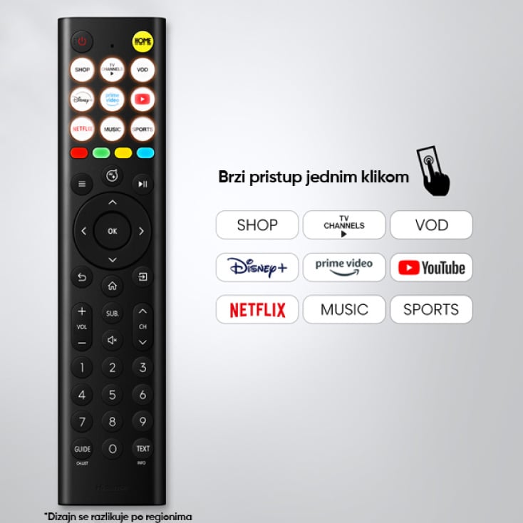 HISENSE 40 inča 40A4S LED FHD Smart TV slika 4
