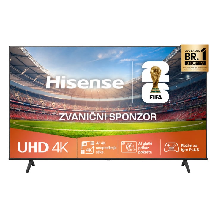 HISENSE 75 inča 75A6Q 4K UHD LED Smart TV slika 1