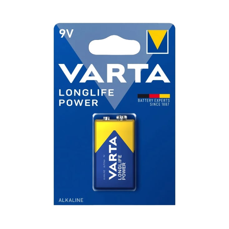 Varta alkalna mangan 6LR61 baterija 9V slika 1