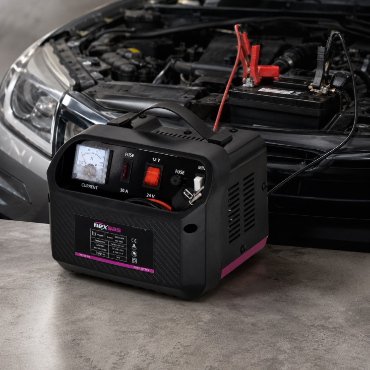 NEXSAS punjač akumulatora NXCB 10P, 12V/24V, 10A slika 2