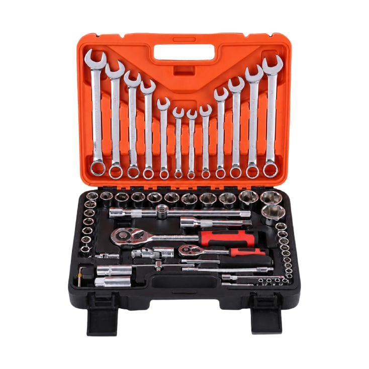 NEXSAS set nasadnih ključeva, 61 komad, 1/2" i 1/4" slika 1