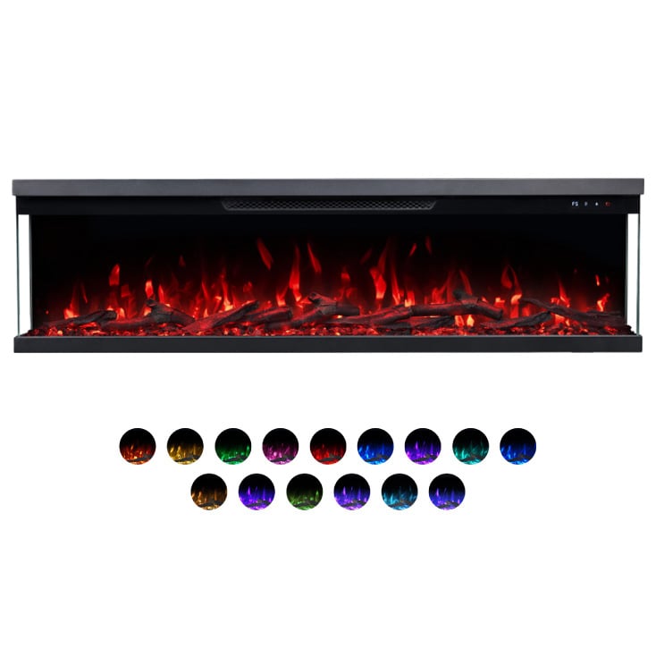 PROSTO smart elekt. panorama 60" 3u1 kamin 1800W slika 3