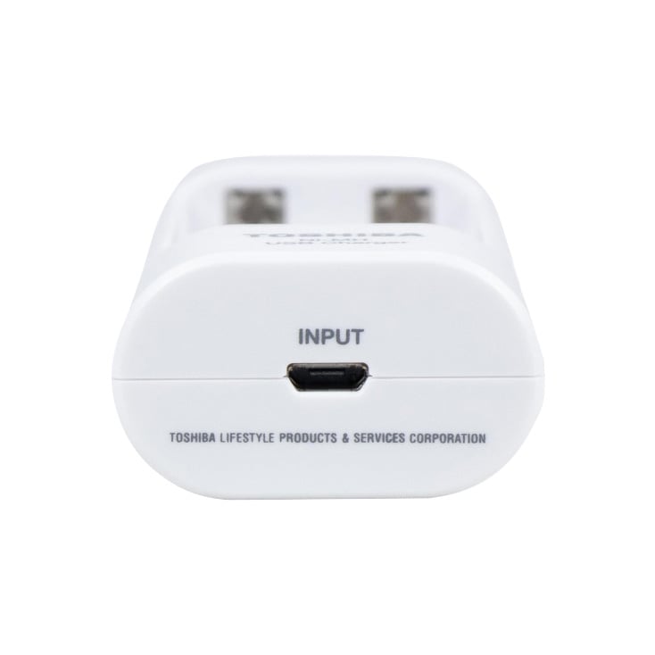 TOSHIBA USB punjač za Ni-MH akumu. AA, AAA + 4 punjiva akum. AA 2000mAh slika 3