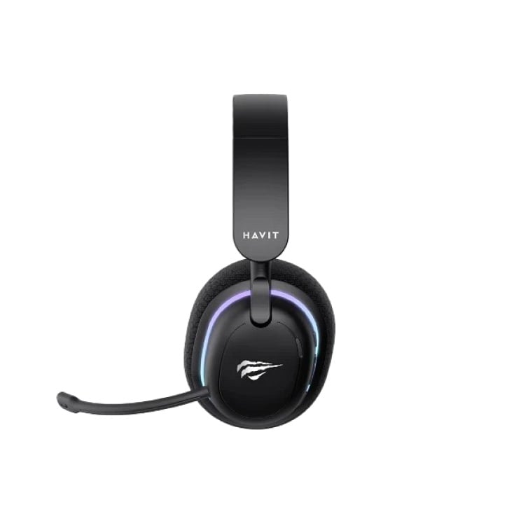 HAVIT Fuxi-H7 bežične gaming slušalice sa mikrofonom, Bluetooth 5.2, crne slika 4