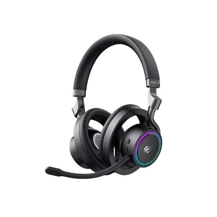 HAVIT Fuxi-H8 bežične slušalice, 2.4 GHz, Bluetooth, crne slika 1