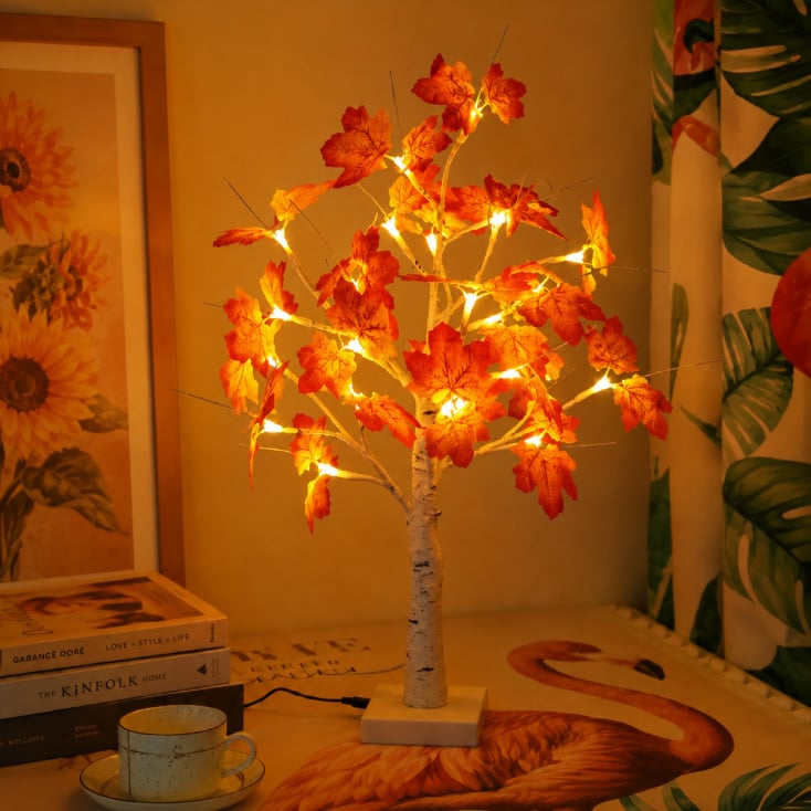 Javorovo dekorativno LED drvo sa 24 LED diode 60 cm slika 1
