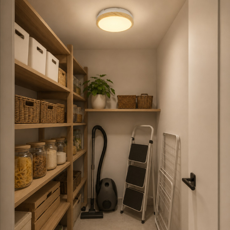 LED plafonjera 20W 3000/4000/6500K IP65 drvo slika 4