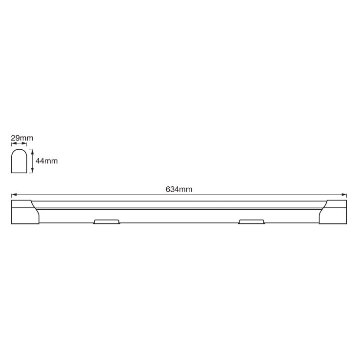 LED nadgradna lampa 63,4 cm 10W 4000K 1300lm OSRAM slika 3