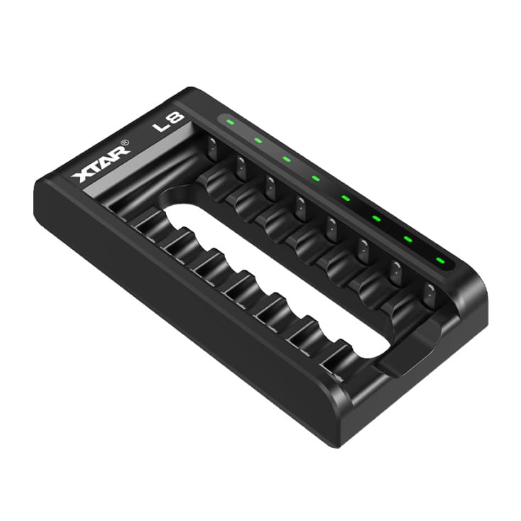 XTAR USB punjač AAA/AA Li-ion i Ni-MH akumulatora do 8 kom. slika 2