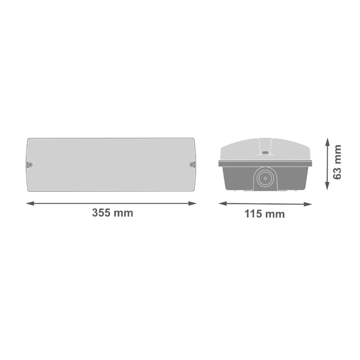 LED panik svetiljka 1.3W 5700K 200lm IP65 LEDVANCE slika 3