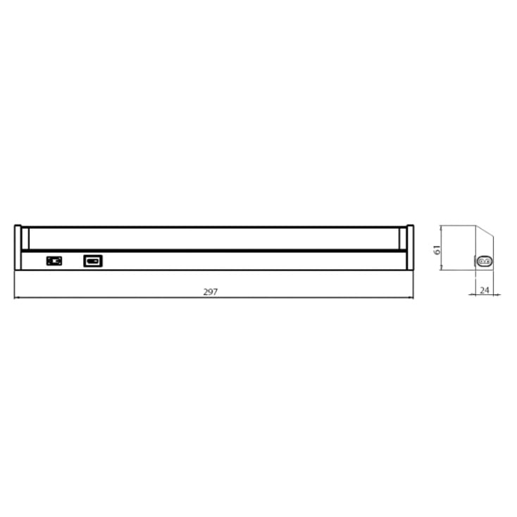 Zidna LED lampa 4W CCT bela slika 4