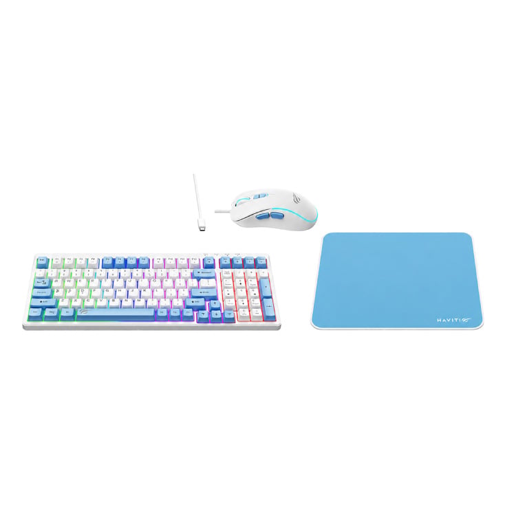 Havit gejming kombo tastatura, miš i podloga KB897CM  slika 2