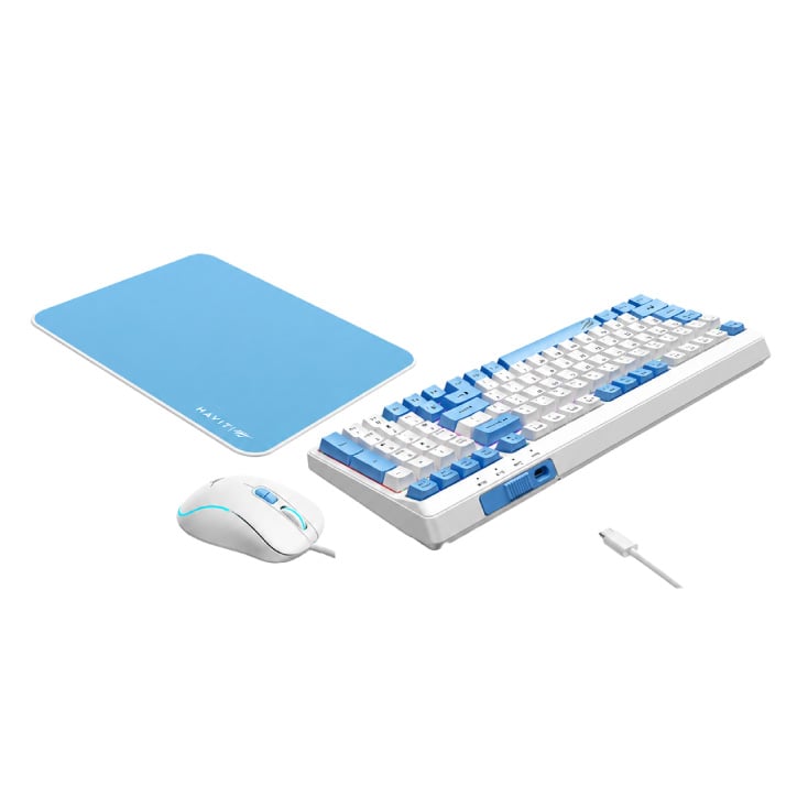 Havit gejming kombo tastatura, miš i podloga KB897CM  slika 4